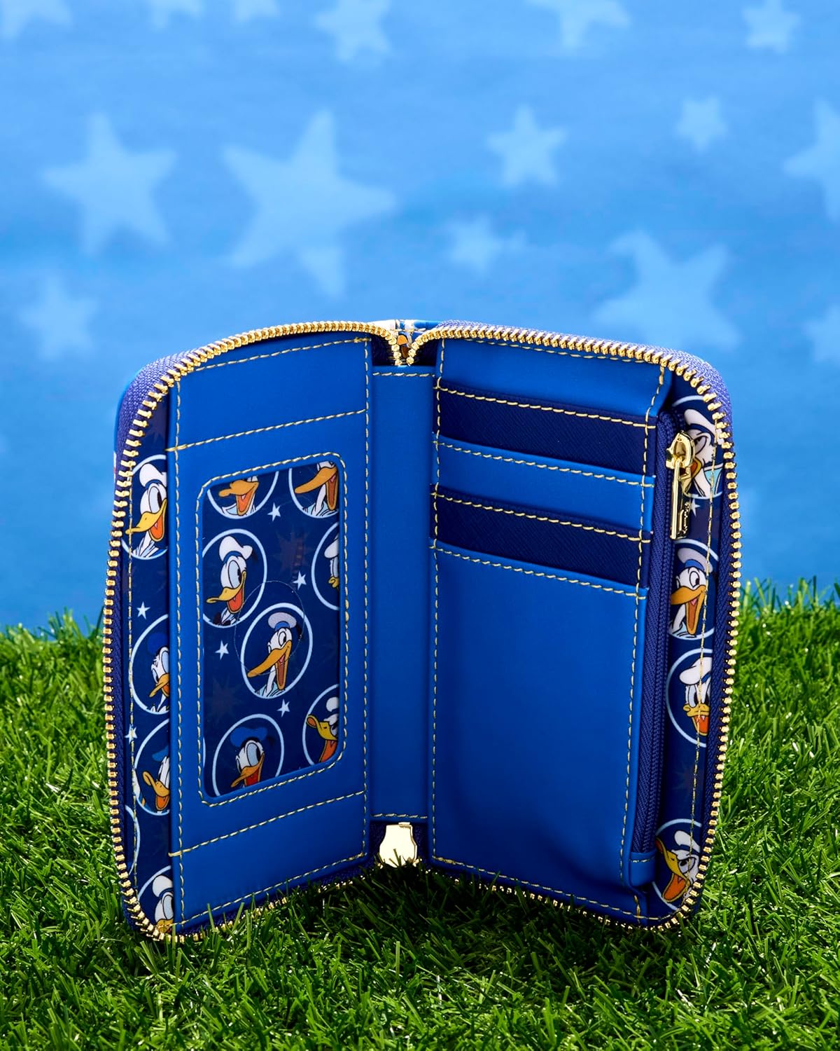 Loungefly Disney Donald Duck 90th Anniversary Wallet, Amazon Exclusive