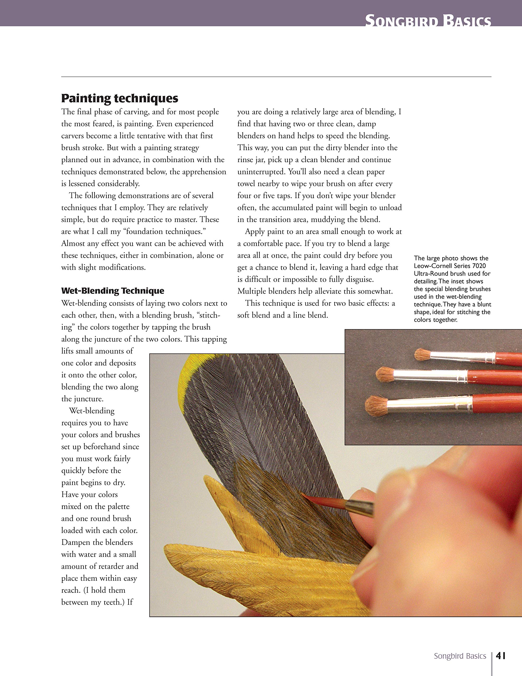 Carving Award-winning Songbirds