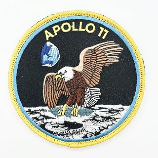 Apollo 11 Patch – Embroidered, Hook and Loop, 4 Inch