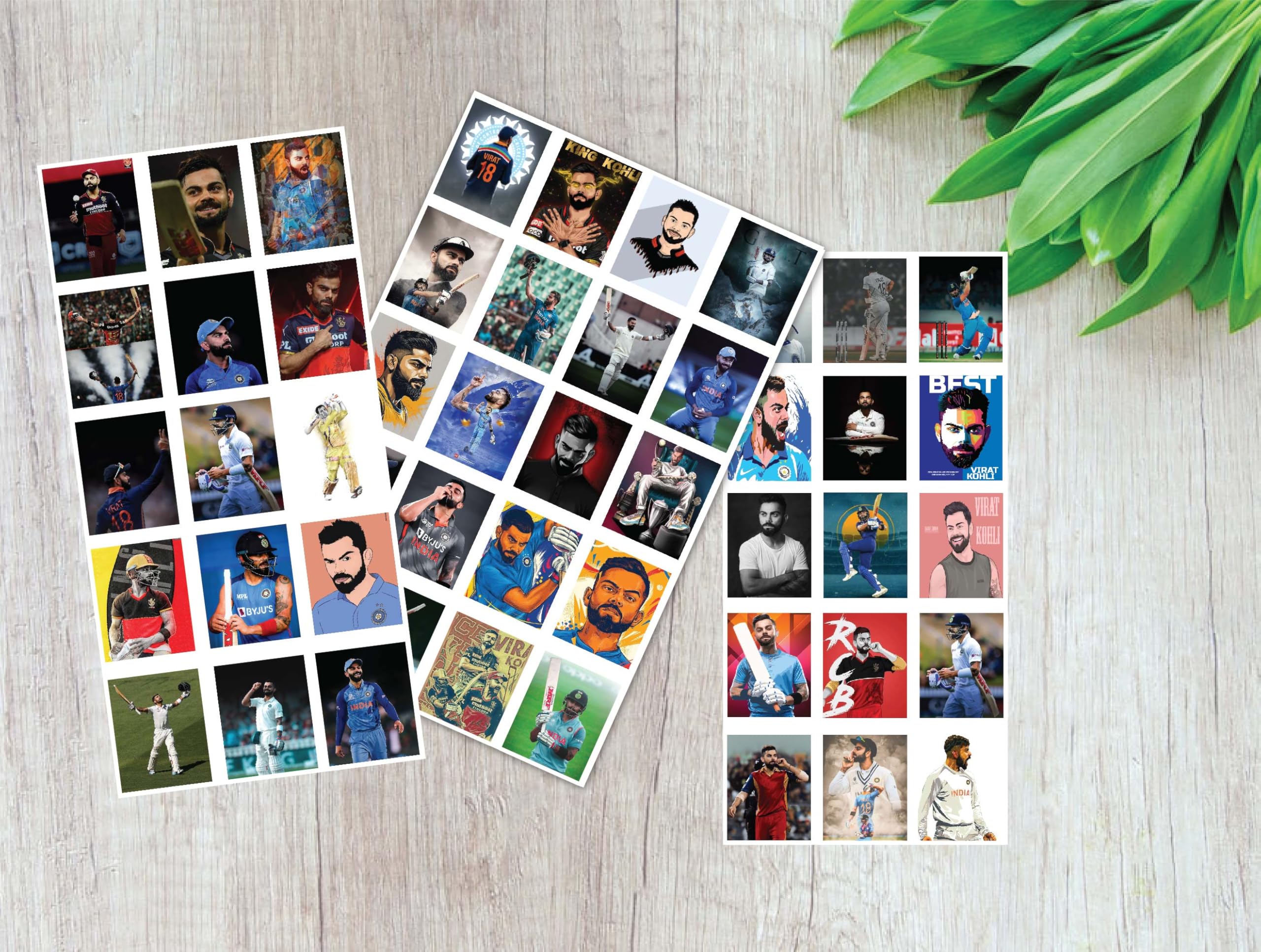 VVWV 50 PCs Virat Kholi Scrapbook Stickers for Boys Kids Journal Diary Laptop Mobile DIY Craft Decor-image-17