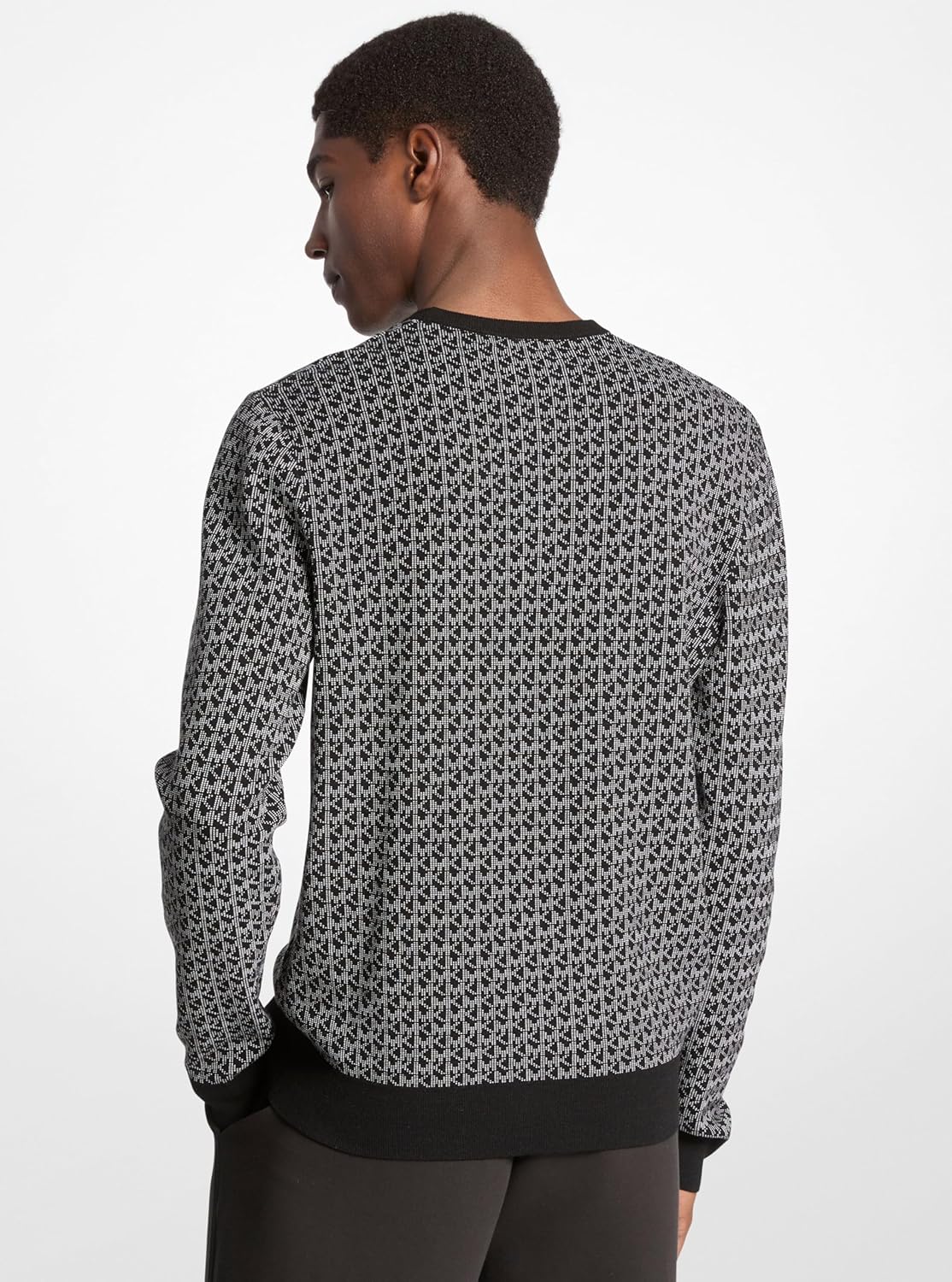 Michael Kors Men's MK Signature Crewneck Sweater - Image 2