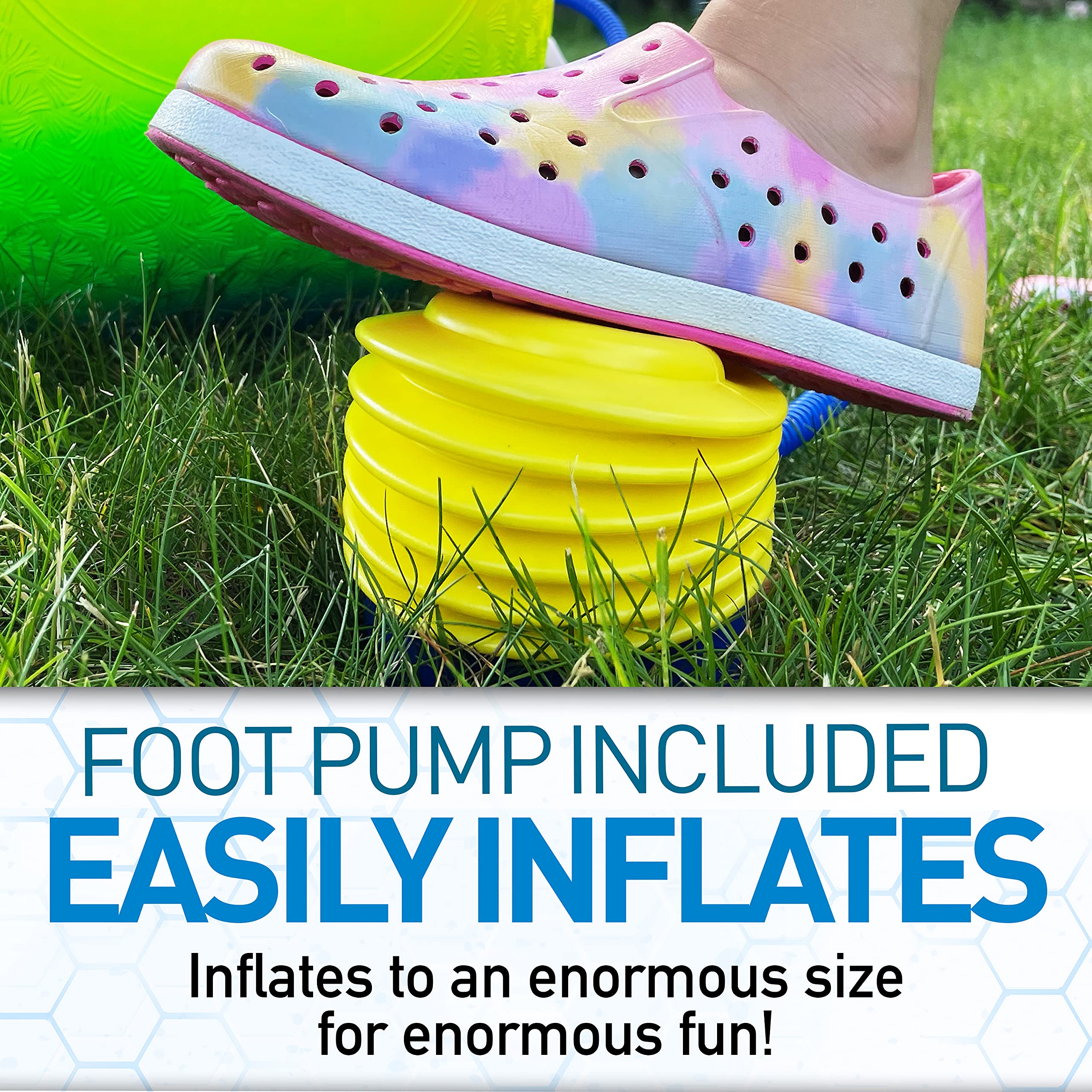 Franklin Sports 16" Rainbow Vibe Playground Ball - Image 6