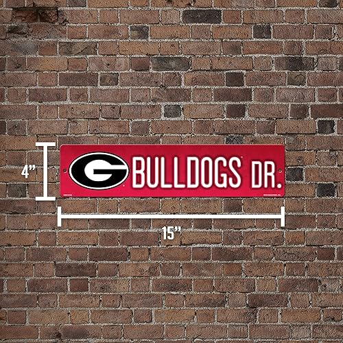 Vista 529 de Rico Industries Letrero de plástico de la NCAA de plástico de 4 x 16 pulgadas Alternativo