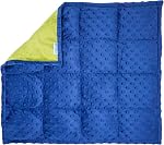 Harkla Lap Pad pondéré pour les enfants (bleu profond) ► Lappad sensoriel, pression profonde, relaxation et focus, idéal pour l'école, la maison, le voyage