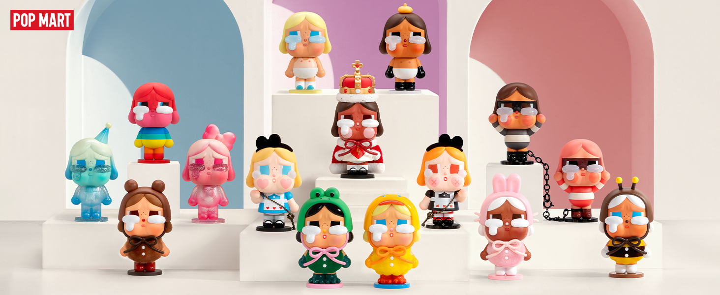 Amazon.com: POP MART Crybaby Crying Again Series Figures, Crybaby