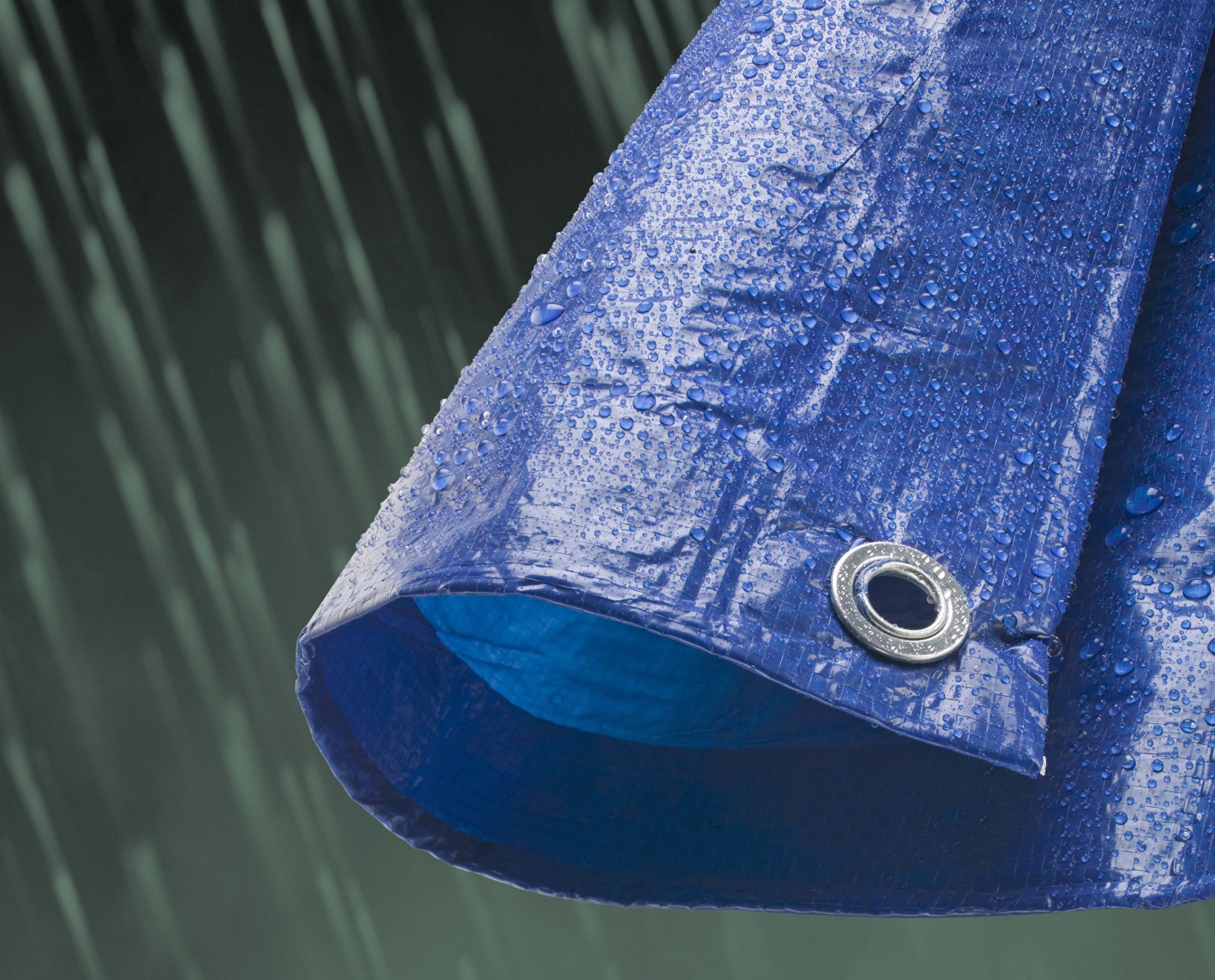 GardenersDream Heavy Duty Tarpaulin - Various Economy Tarpaulin Sheet With Eyelets - Waterproof Tarpaulin Roofing Sheet For Construction, Agriculture, Camping, And Outdoor Use (GREEN - 2.4M X 3M