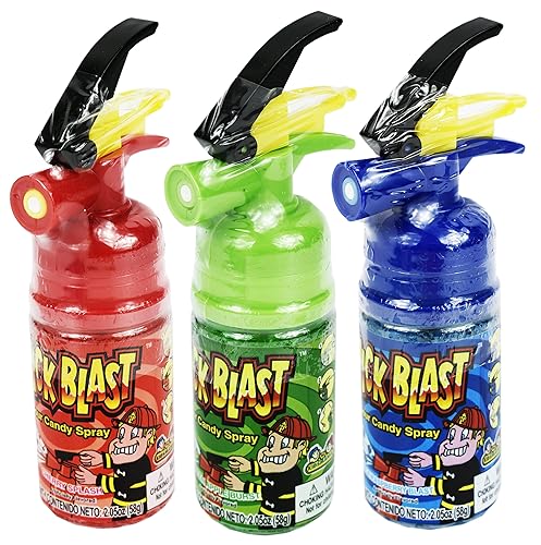 Juego de 3 caramelos surtidos de 2.05 onzas de explosión ácida rápida perfecta para noches de cine, viajes Feild, viajes por carretera y mucho más