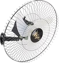 Venti-Delta Oscilante de Parede Gold 60 cm, Bivolt, 736325, 200 W, Preto