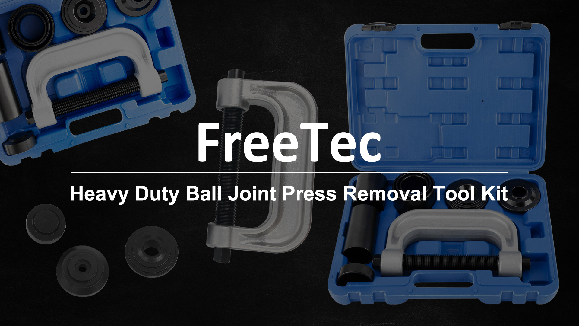 Kit Attrezzi 4 In 1 Per Giunto Sferico BOOMSTART – Pressa Con Adattatori Per 2WD E 4WD, Per Rimozione E Installazione Su Assali Dana 44