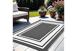 RURALITY Camping Mats Rugs Outdoor 9x12ft