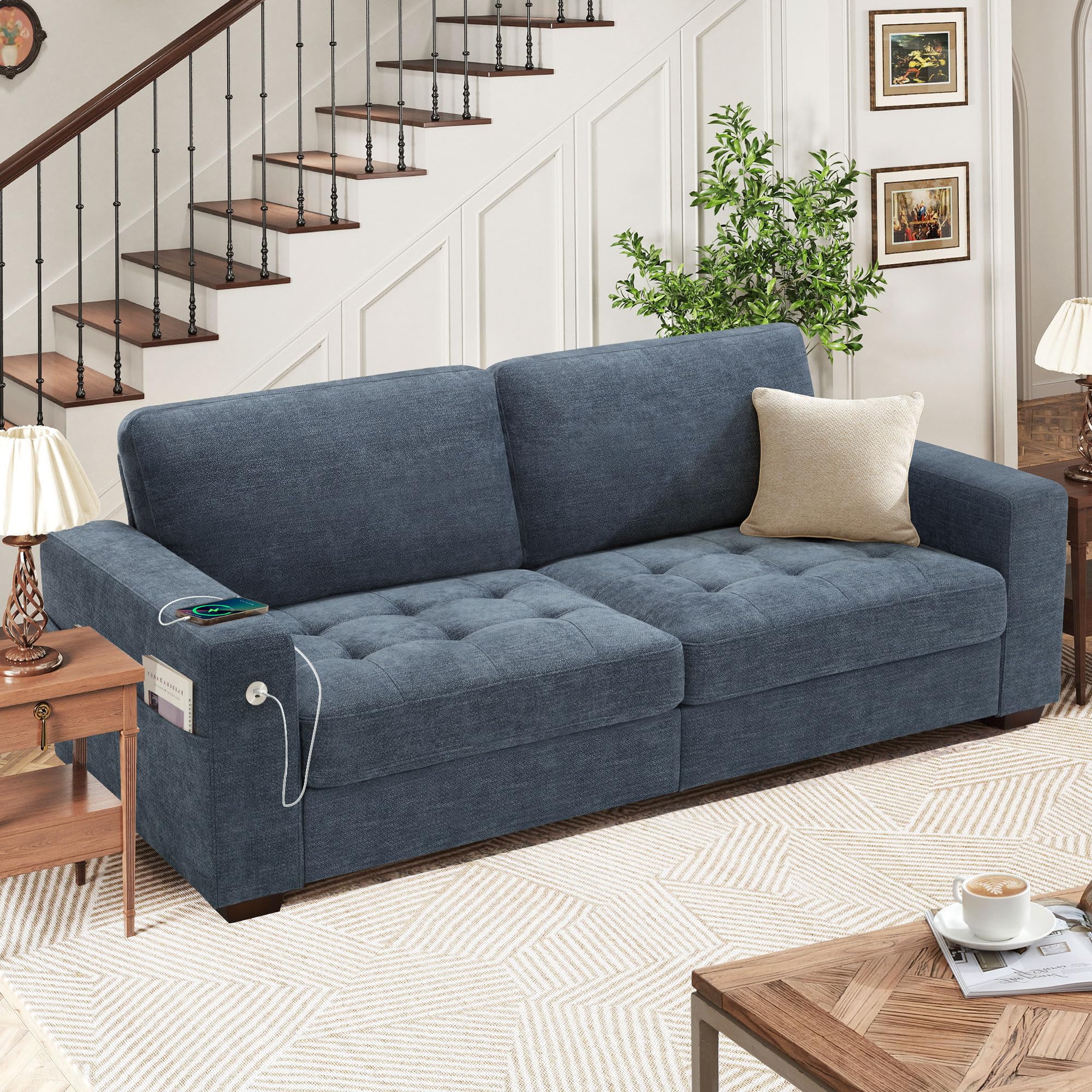Hanherry Sofa with USB Ports