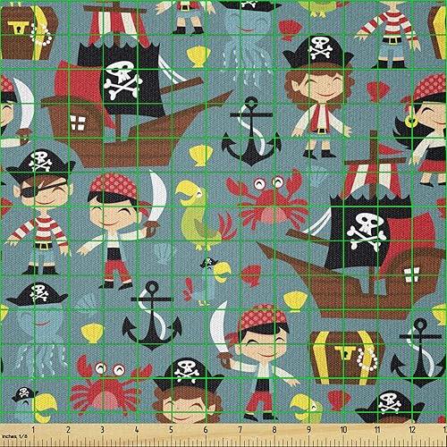 Vista 139 de Ambesonne - Tela de punto elástica