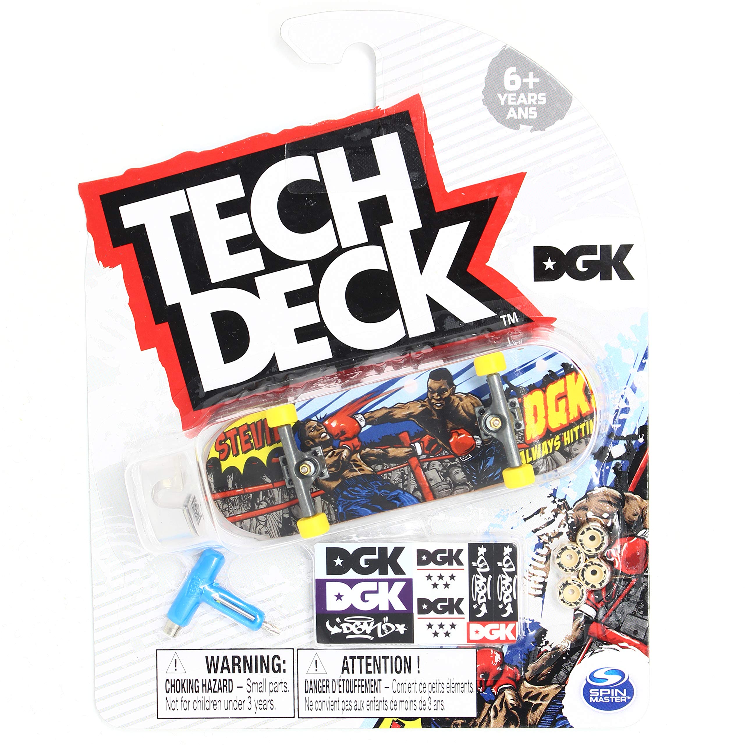Tech-Deck DGK Skateboards Stevie Williams Knockout 2020 Complete 96mm Fingerboard