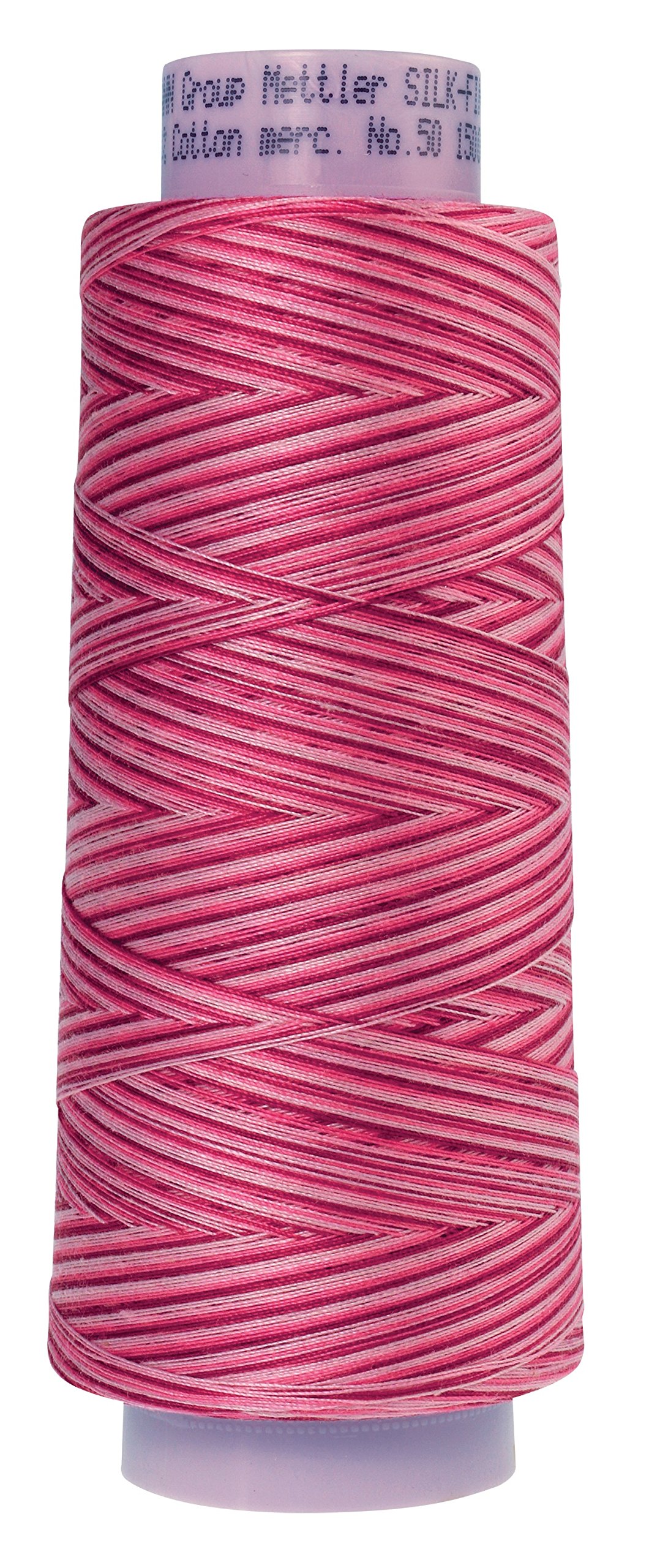 Fil de coton Mettler satiné panaché Cranberry Crush 1372m pour couture