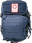 First Aid Kit Inside PVC Tactical Hook and Loop Patch | Red and White