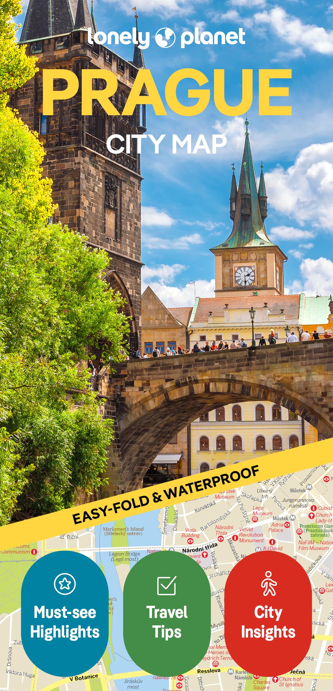 Lonely Planet Prague City Map by Lonely Planet (Sheet map, folded)