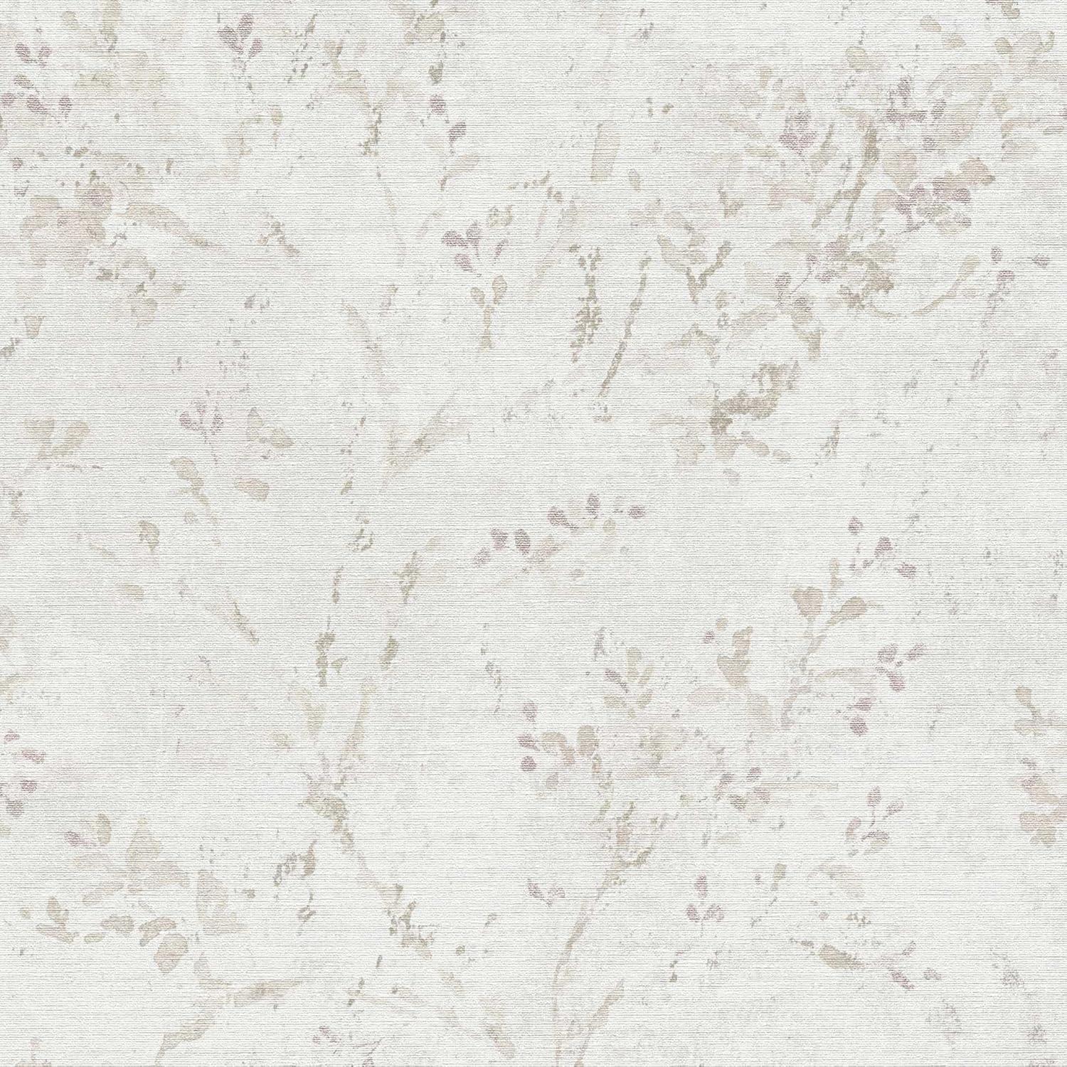 Livingwalls 396503 Wallpaper with Branches in Grey, Beige, High-Quality Floral Wallpaper with Design for Various Rooms, 10.05 m x 0.53 m, Made in Germany