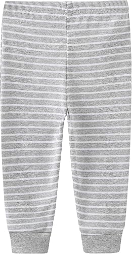 Miniatura 5 de Kiddiezoom Conjunto de canastilla para bebé, 9 piezas, conjunto de mamelucos y pantalones, conjunto de regalo unisex para bebé