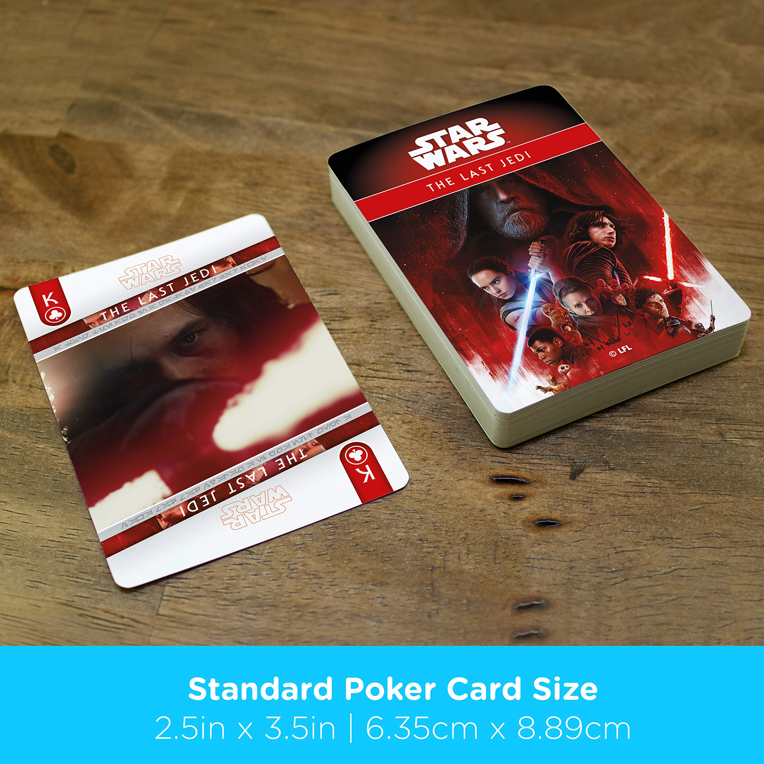 Aquarius Star Wars - Baraja De Cartas Con Temática De Héroes Del Lado Claro Para Tus Juegos De Cartas Favoritos, Mercancía Y Coleccionables Con Licencia Oficial De Star Wars