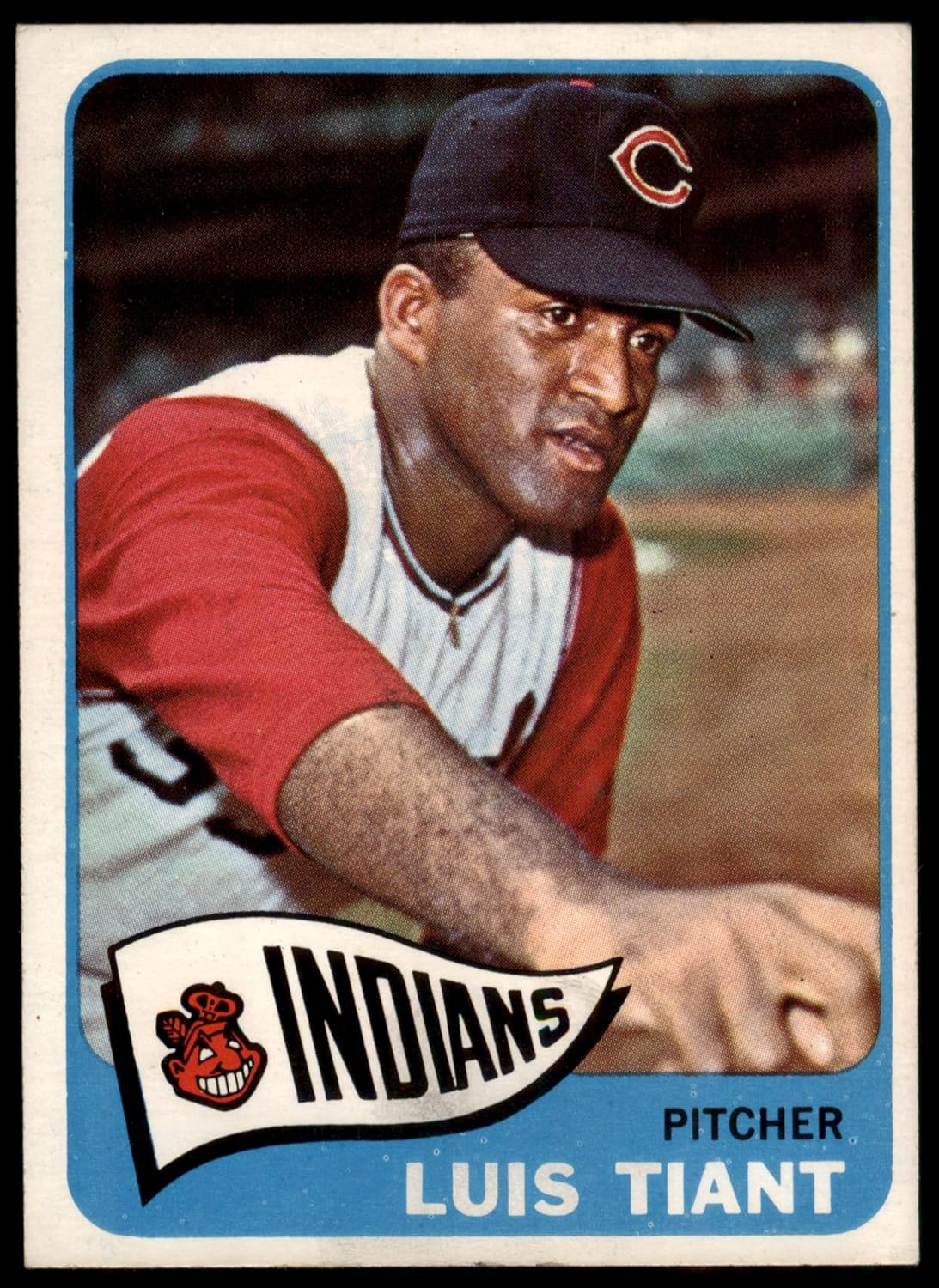 1965 Topps #145 Luis Tiant Cleveland Indians (Baseball Card) EX Indians