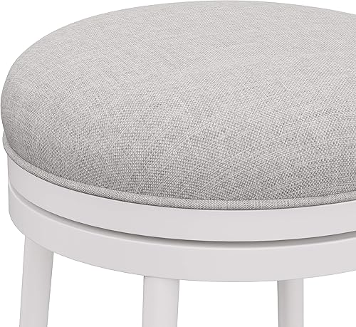 Vista 20 de Hillsdale Aubrie - Taburete giratorio de metal, color negro mate