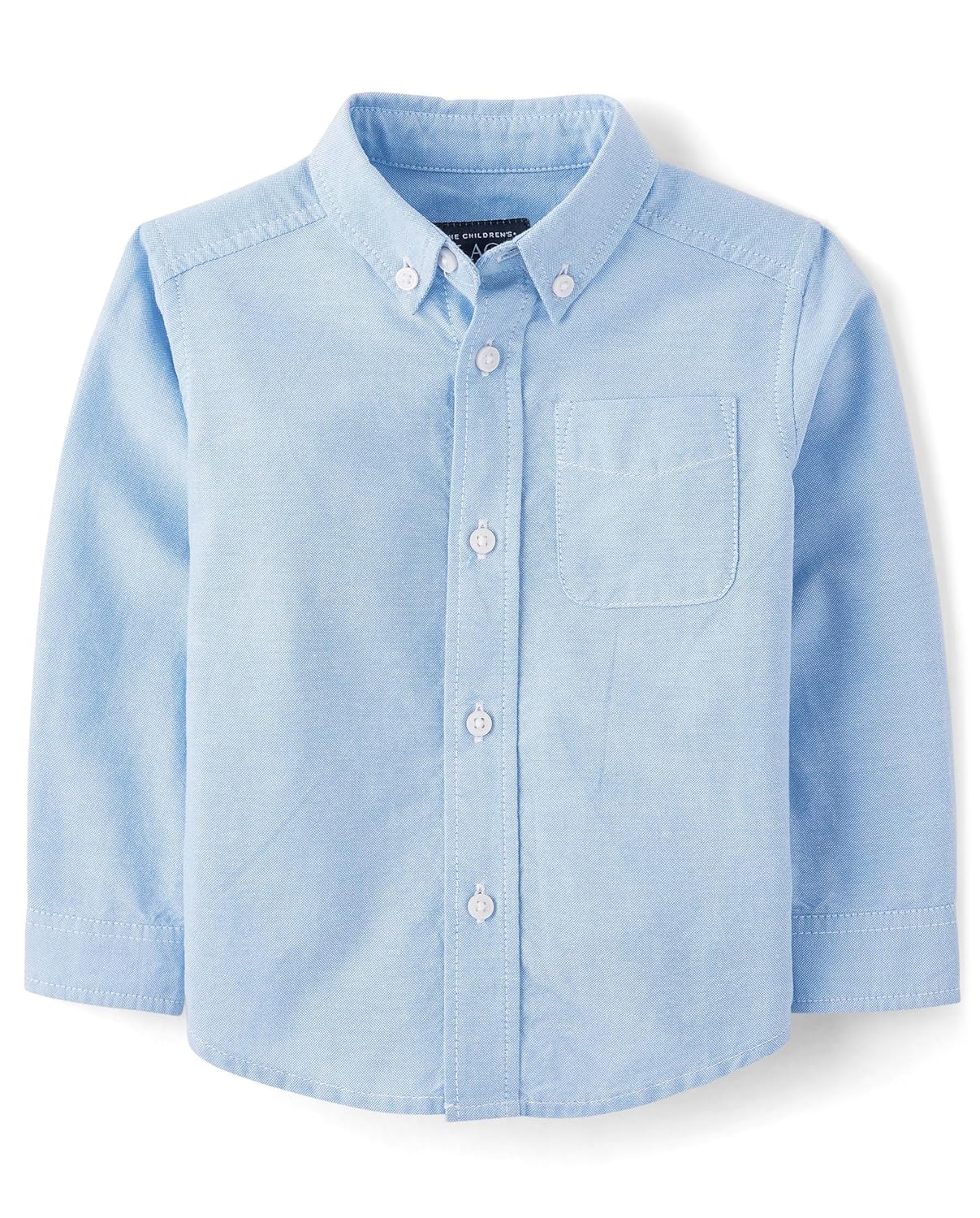 The Childrens Place Baby Boys Long Sleeve Oxford Button Down Shirt