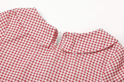 Miniatura 5 de ReliBeauty Disfraz de vaquera occidental para niñas, divertido disfraz de princesa para fiestas de vacaciones, color marrón