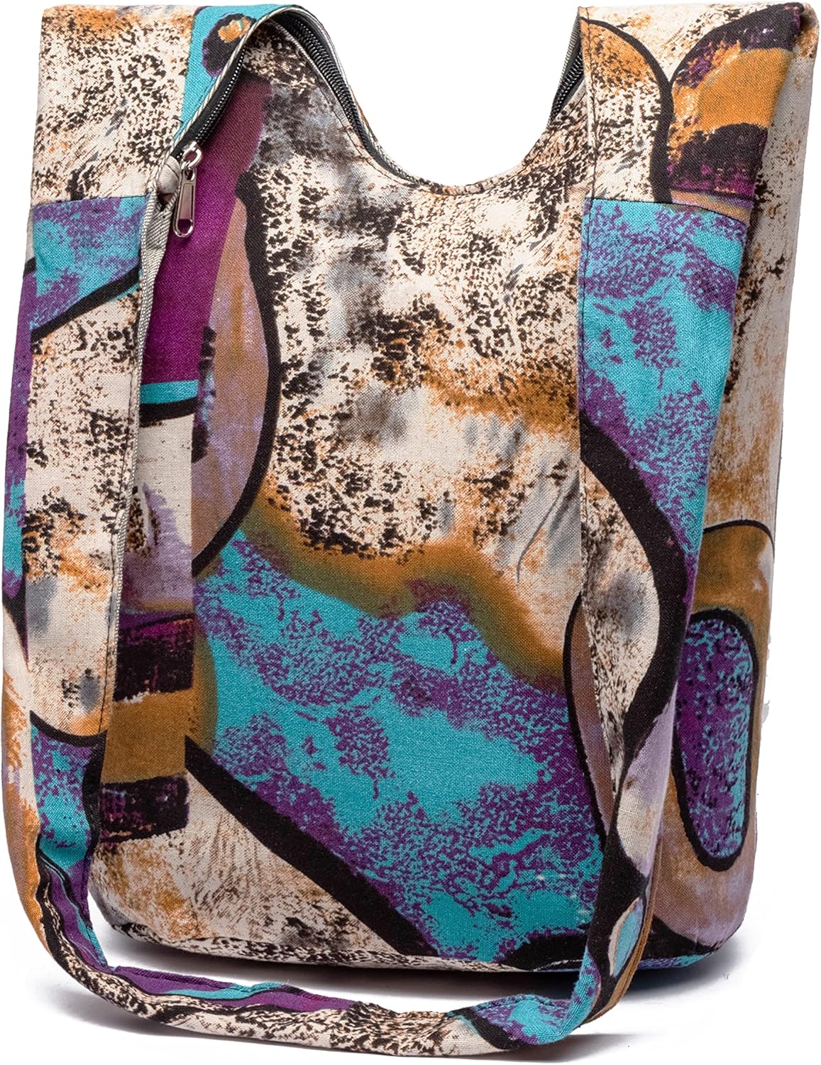 Women Shoulder Handbags Fashion canvas Hippie Crossbody Bags Bohemian Animal Prints Hobo Bags - Image 2