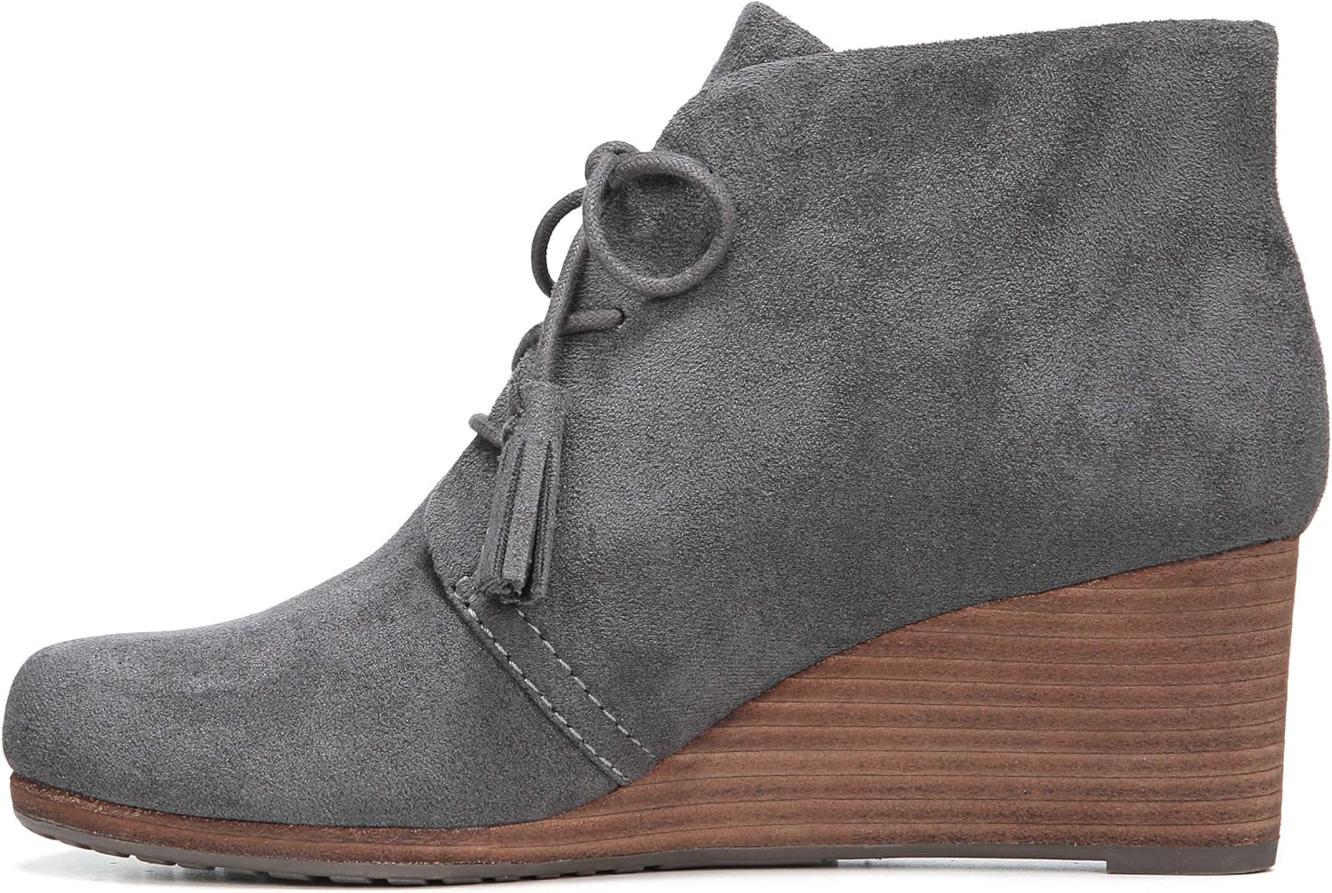 Dr. Scholl's Shoes Shoes Women's Dakota Boot 6 Dark Grey Microfiber Suede