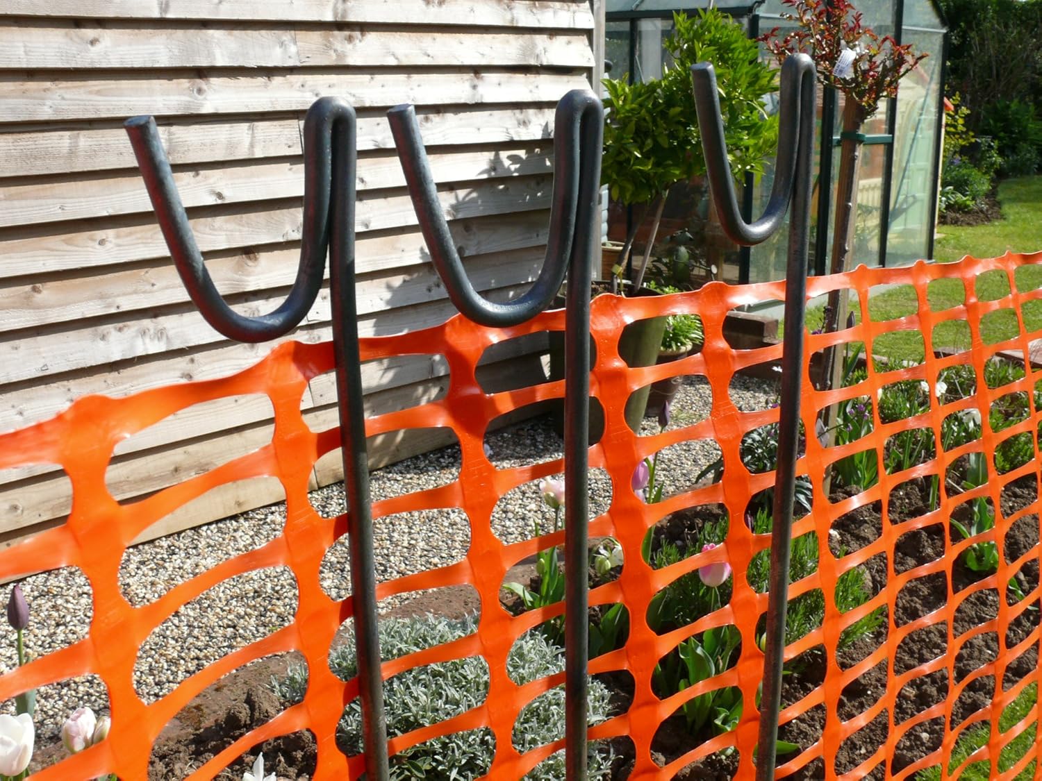 1mx25m Orange Plastic Barrier Fencing Mesh 3.5kg. PLUS 10