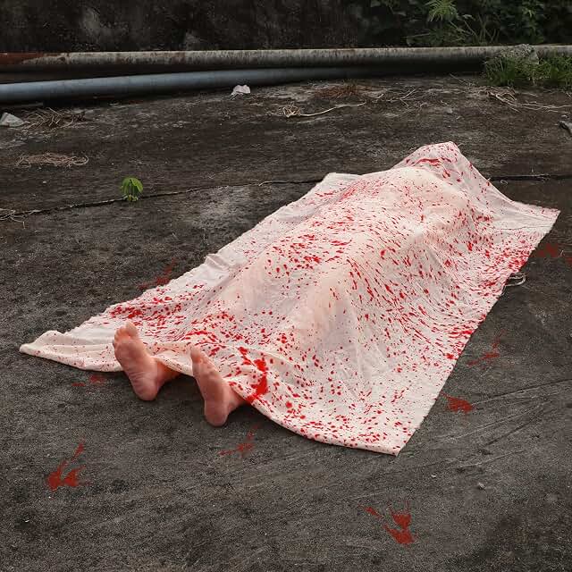 5.4ft Graveyard Victim Prop