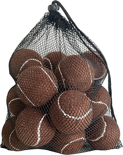 Miniatura 14 de Pelotas de tenis, paquete de 12 pelotas de tenis de práctica para principiantes, entrenamiento para jugar pelotas de tenis para perros, vienen con