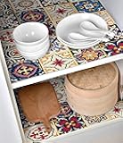 CiCiwind Contact Paper Cute Peel and Stick Wallpaper Adhesive Shelf and Drawer Liner for Countertops Shelves Drawer Shelf Paper Decor Kitchen Bookshelves 17.7