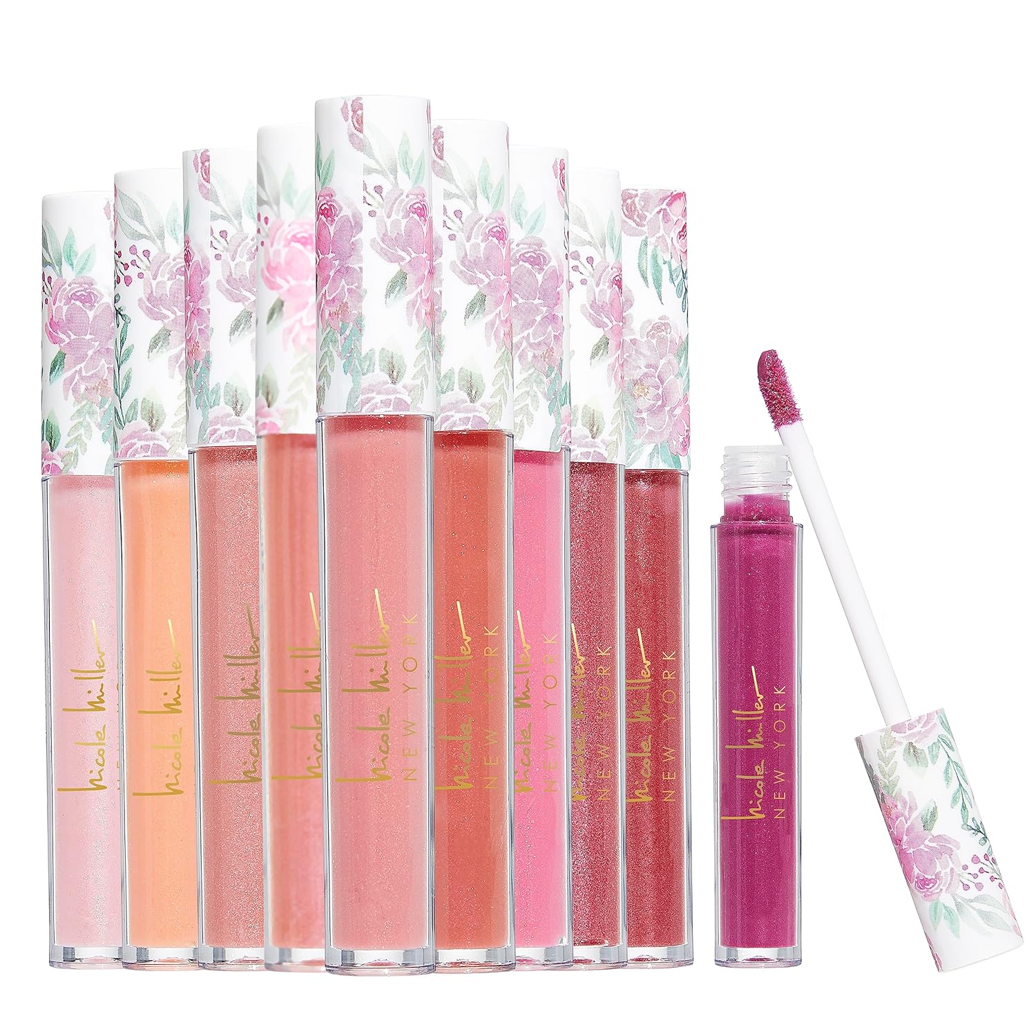 Nicole Miller Lip Gloss Collection Shimmery Glosses
