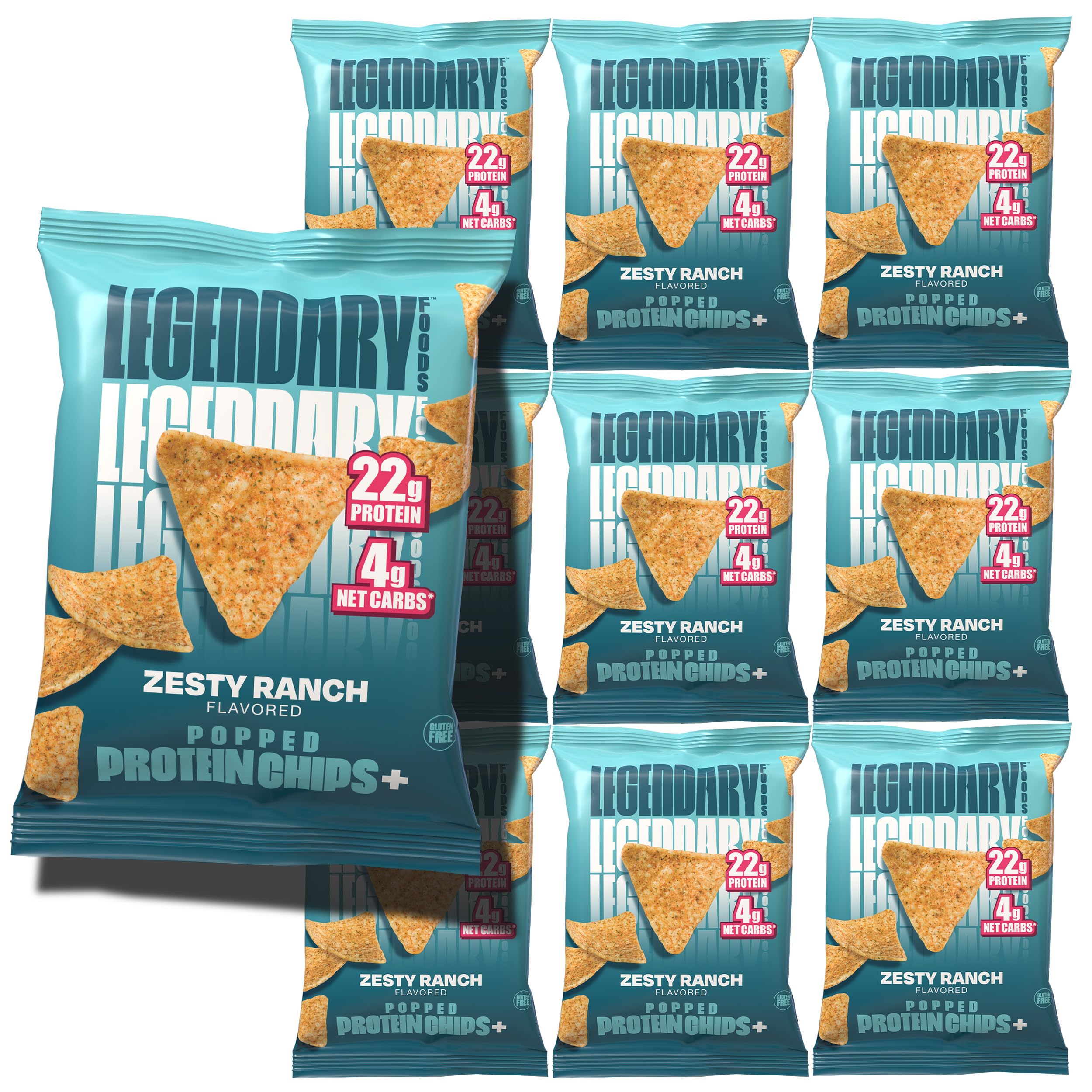 Legendary Foods Zesty Ranch Protein Chips