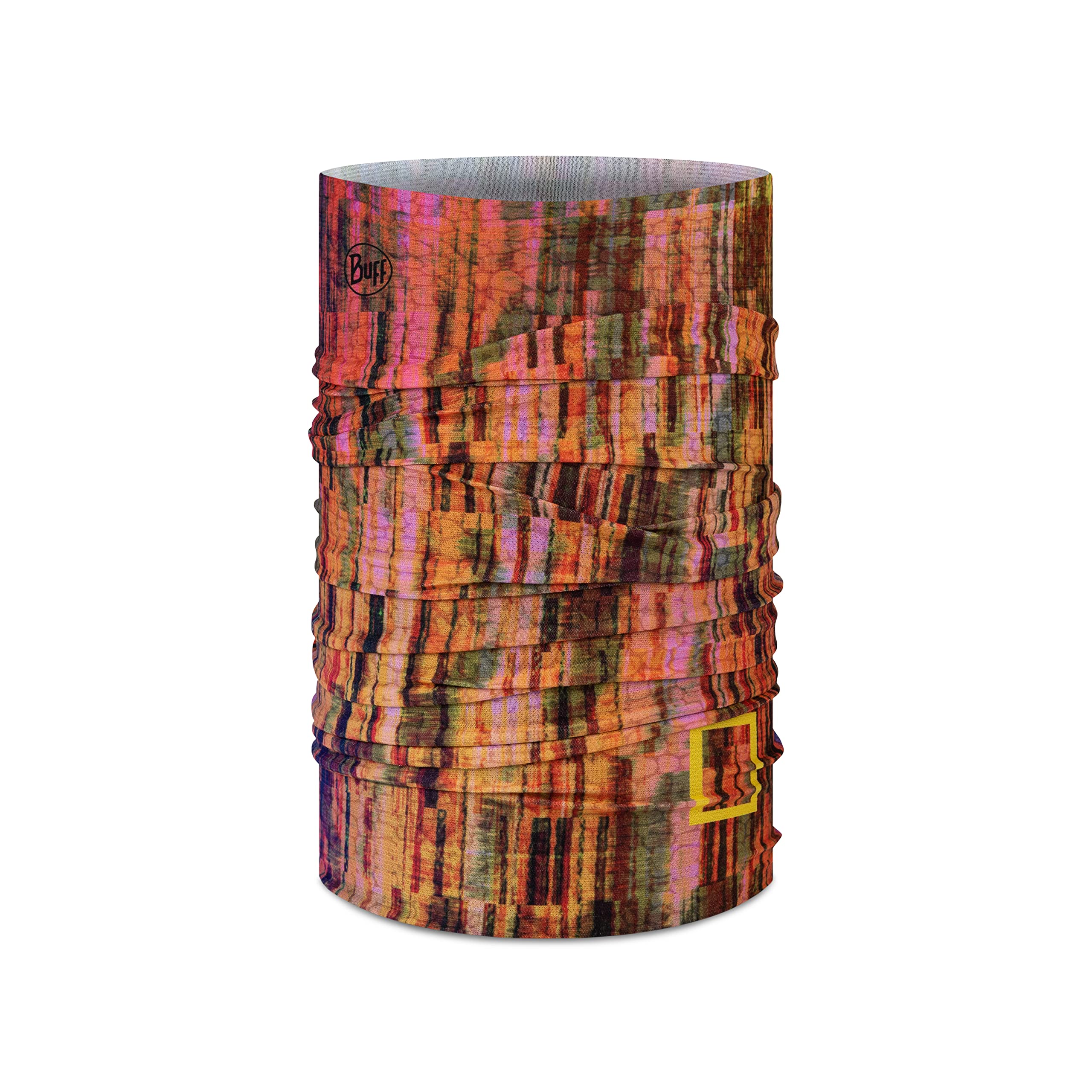 BUFF CoolNet UV Neck Gaiter, UPF 50 Sun Protection, Breathable, Quick Dry Face Mask, Nat Geo & National Parks, Adult Size