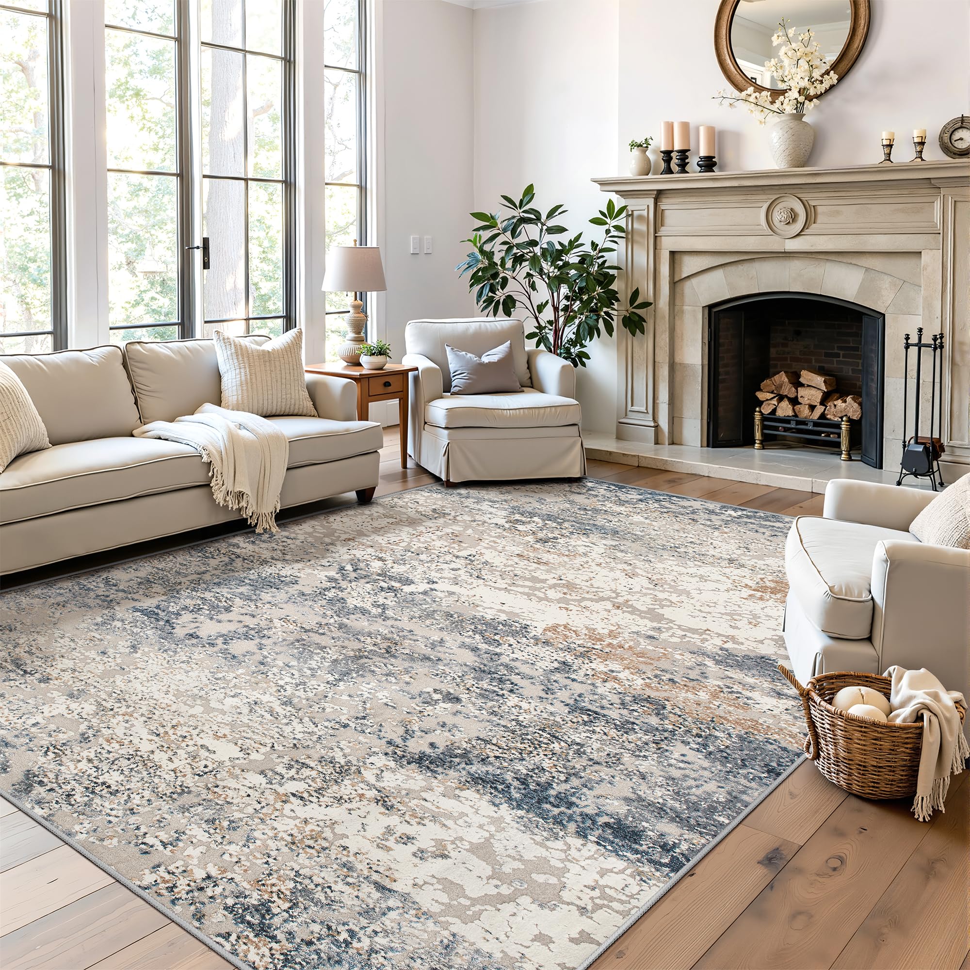 Amazon.com: Art&Tuft Washable Rug, Anti-Slip Backing