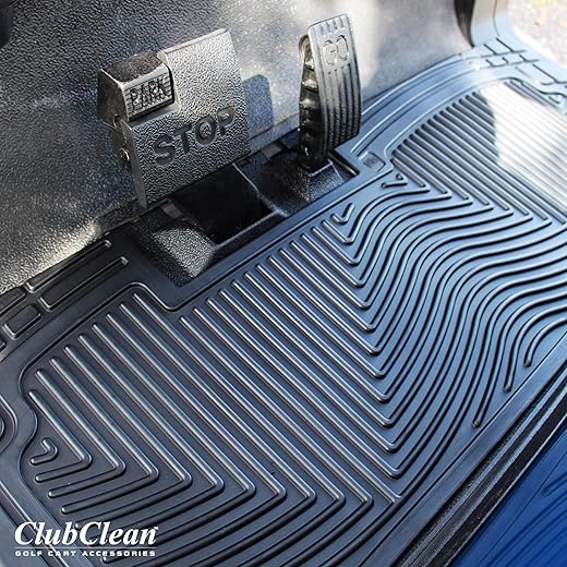 Shield Family/Club Clean Golf Cart Floor Mat - Fits Precedent Model- New and Improved - Only golf car Mat to Meet 6 ASTM Standards- Industry Standard Golf Cart Mat- Golf Car Mat 8mm Thick - Patented