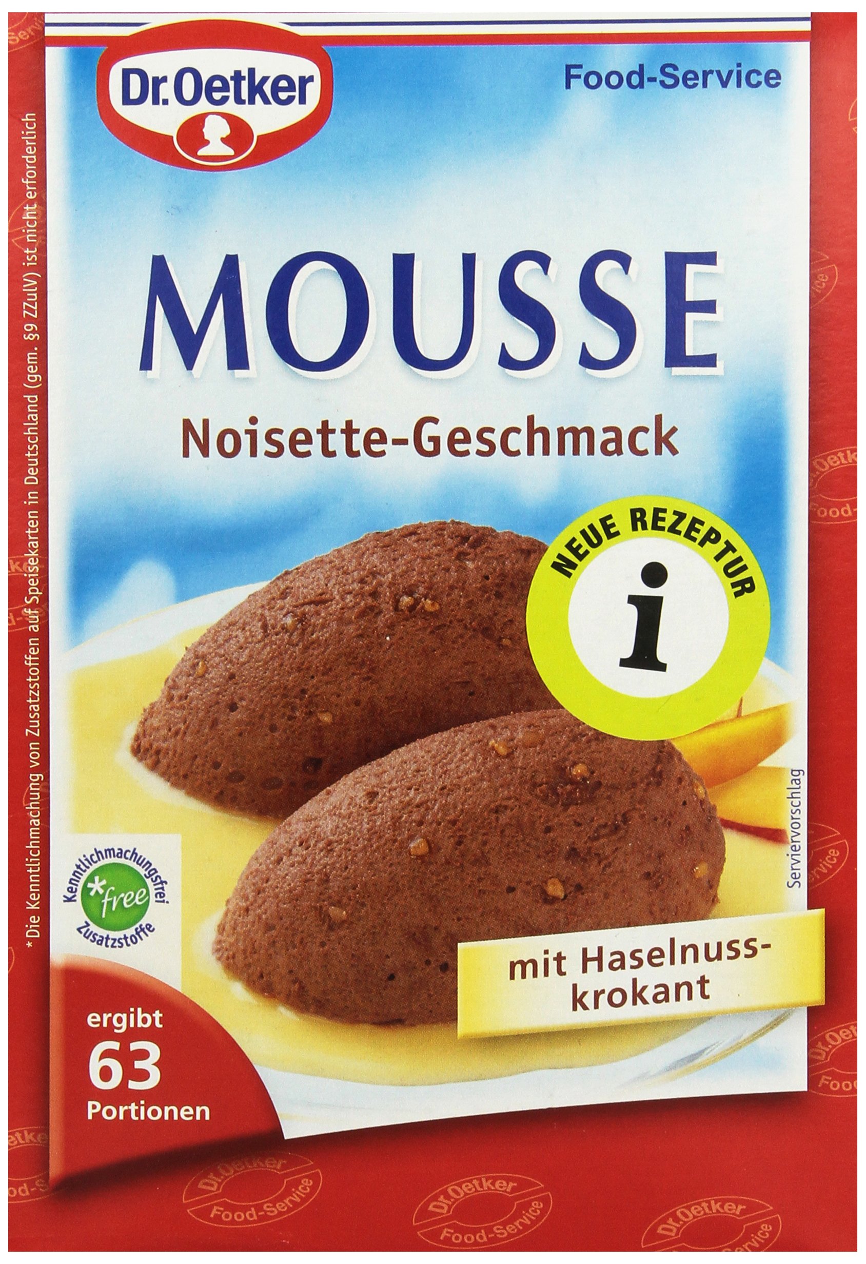 Mousse au Noisette, 1er Pack (1 x 1000 g)