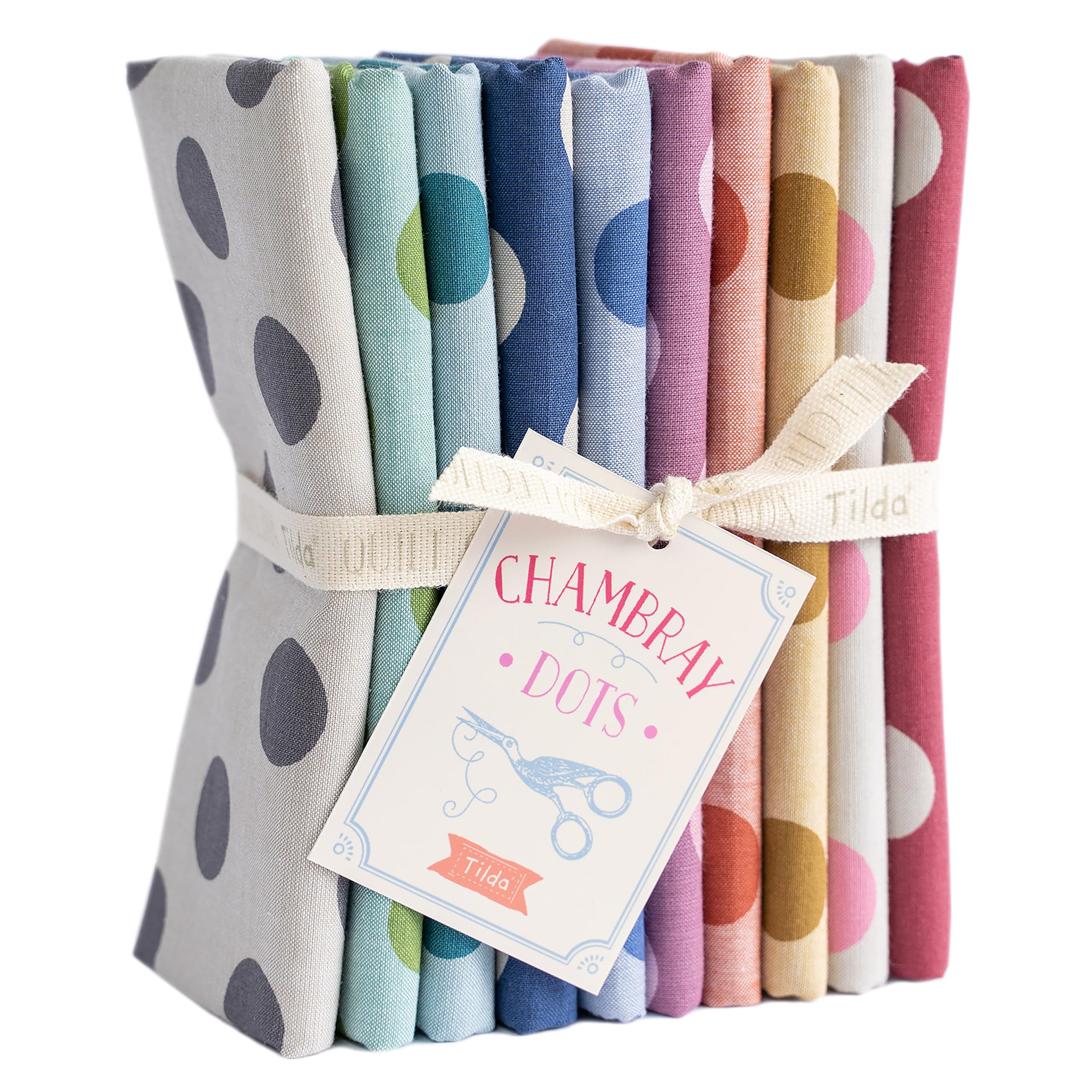 Chambray DOTS Fat Quarter Bundle by Tilda