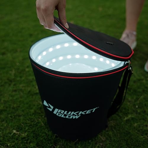 Miniatura 8 de Rukket Glow Quick Charger, LED Recharging Bag for Glow-in-The-Dark Golf, Kickball, Dodgeball, Flag Football, Baseball, Softball, Badminton,