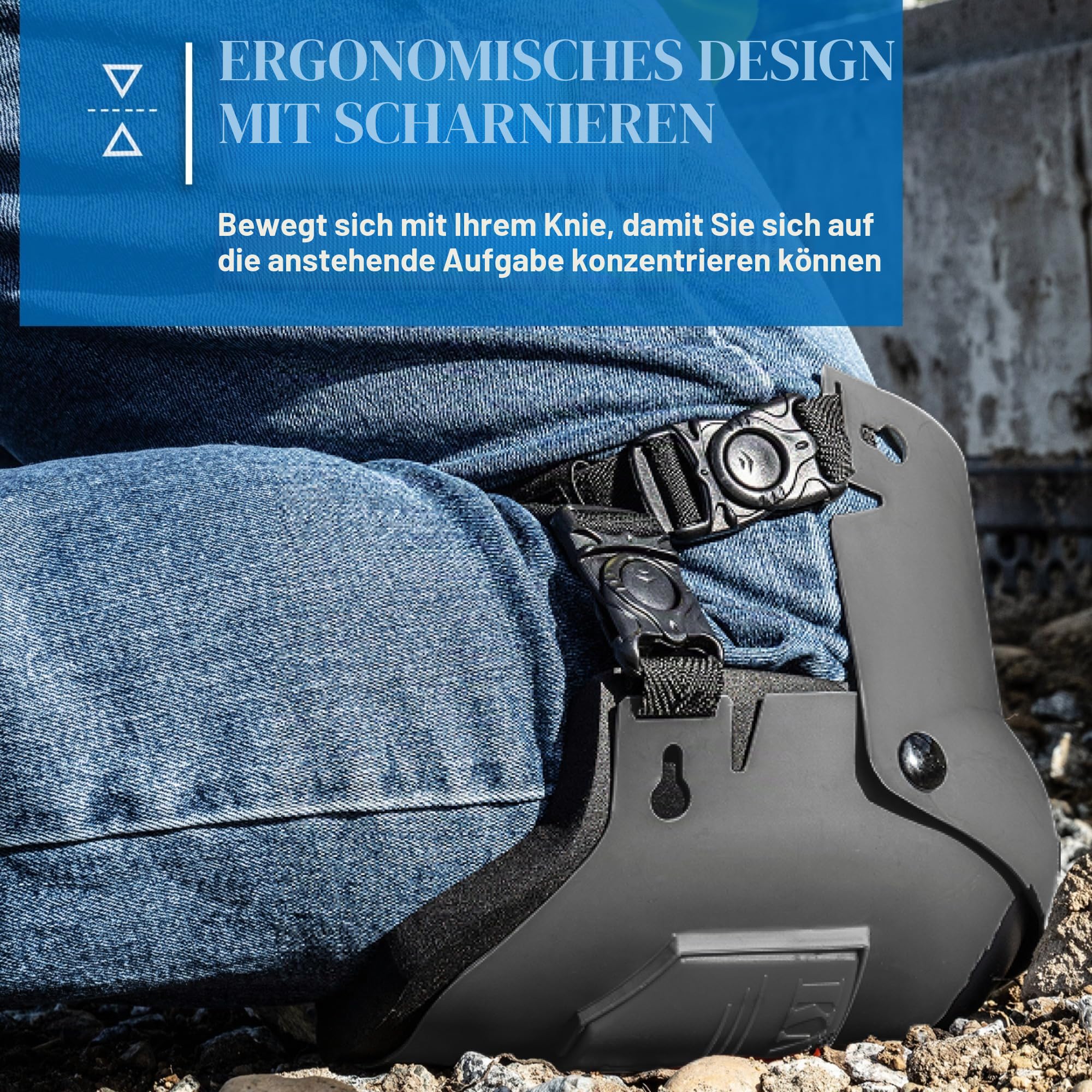 Sellstrom KP Industries Knee Pro Ultra Flex III Knieschoner (schwarz) von K-P Industries