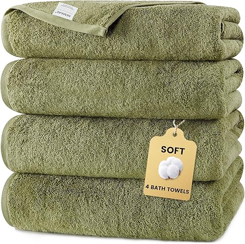 Miniatura 60 de SEMAXE Juego de 12 toallas de 100% algodón, 13 × 13 pulgadas, toallas suaves amarillas para la cara – súper absorbentes y de secado rápido, paño