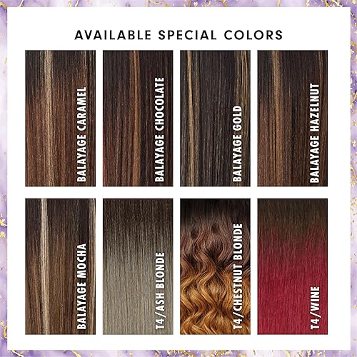 Miniatura 6 de Sensationnel Butta - Pelucas de encaje frontal, mezcla de cabello humano, ondas oceánicas, 30 extra anchas de 5 pulgadas, línea de cabello