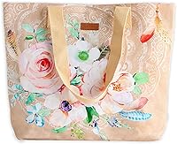 Vista 10 de Maison d' Hermine - Bolsa de lona de algodón reutilizable para mujeres, con asa para el hombro, bolsas a granel para compras y viajes