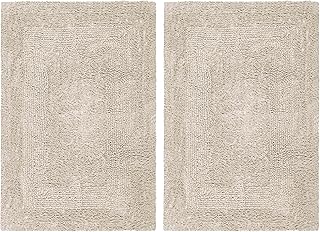 25 Modern Bathroom Ideas That Redefine Minimal and Sophisticated Design 107 COTTON CRAFT Luxurious Bath Mat Rug - Set of 2 Reversible Heavyweight St...