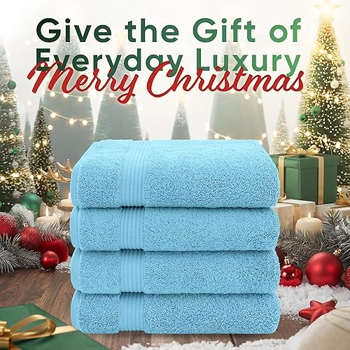 Vista 127 de American Veteran Towel, Juego de 4 toallas de mano para baño, juego de toallas de mano turcas 100% algodón, toallas de mano suaves, toallas de mano