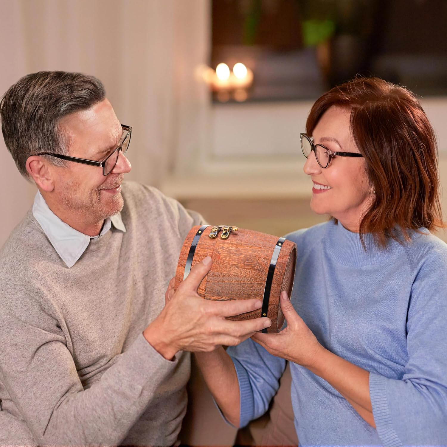 LIGHTEN LIFE 40th Birthday Gifts for Men,1986 Whiskey Glass Set in Barrel Box,40 Years Old Gifts,40th Birthday Gift Ideas for Dad Husband - Image 7