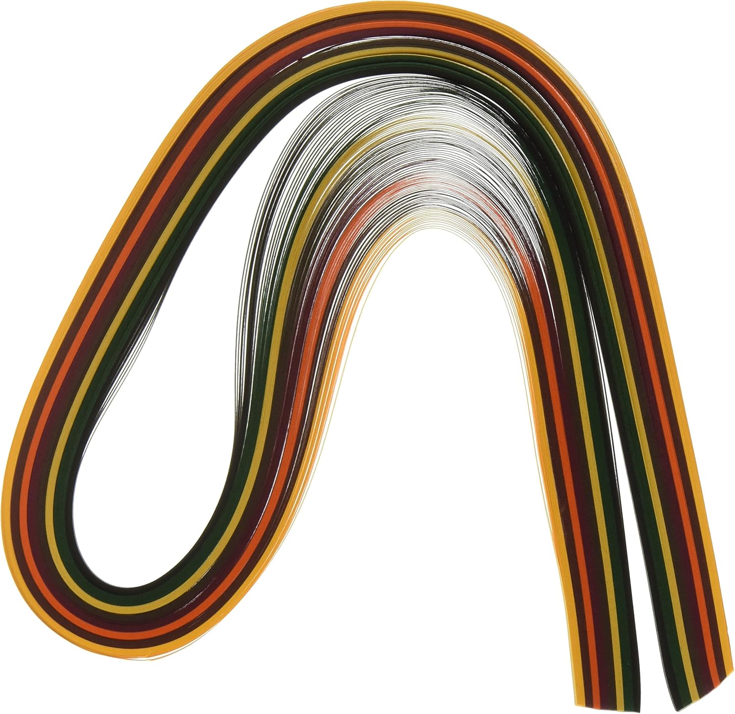 LAKE CITY CRAFT Quilling Paper 1/8" 80/PkgFall (8 Colors)