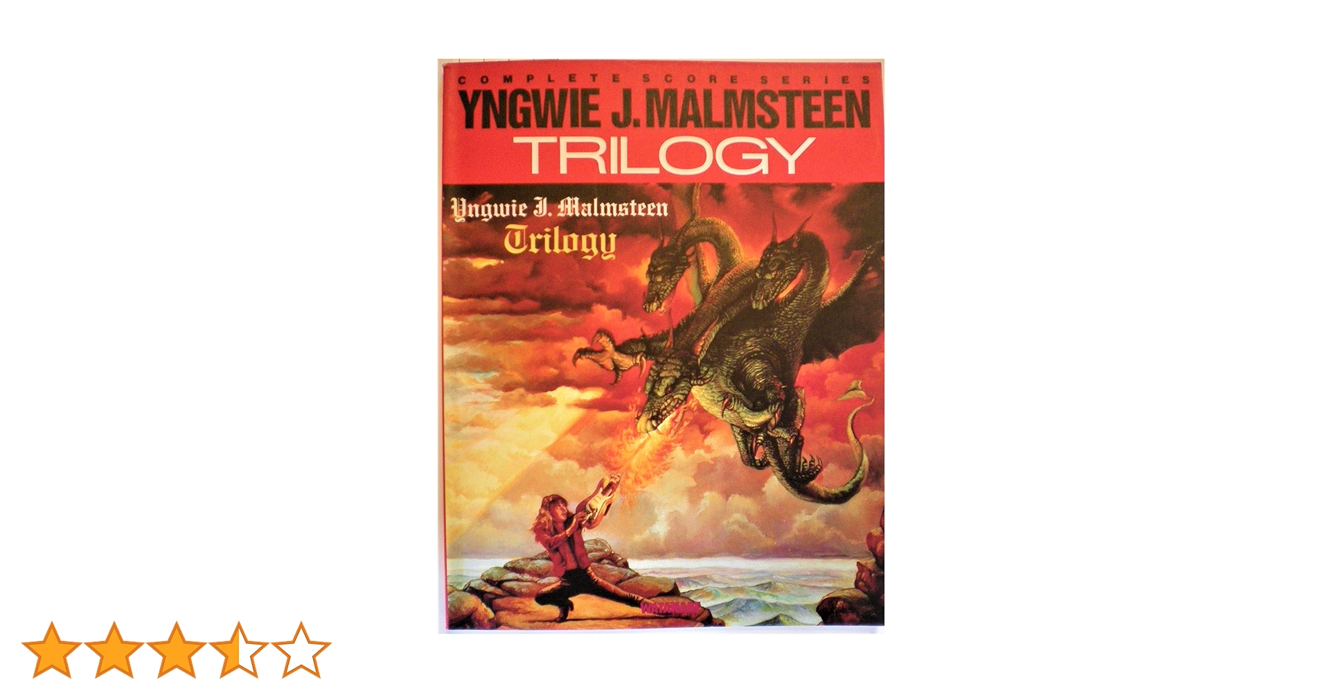 イングヴェイ・マルムスティーン　トリロジー　ギター譜　海外版 楽譜】Trilogy Suite OP：5 / Yngwie Malmsteen（イングヴェイ